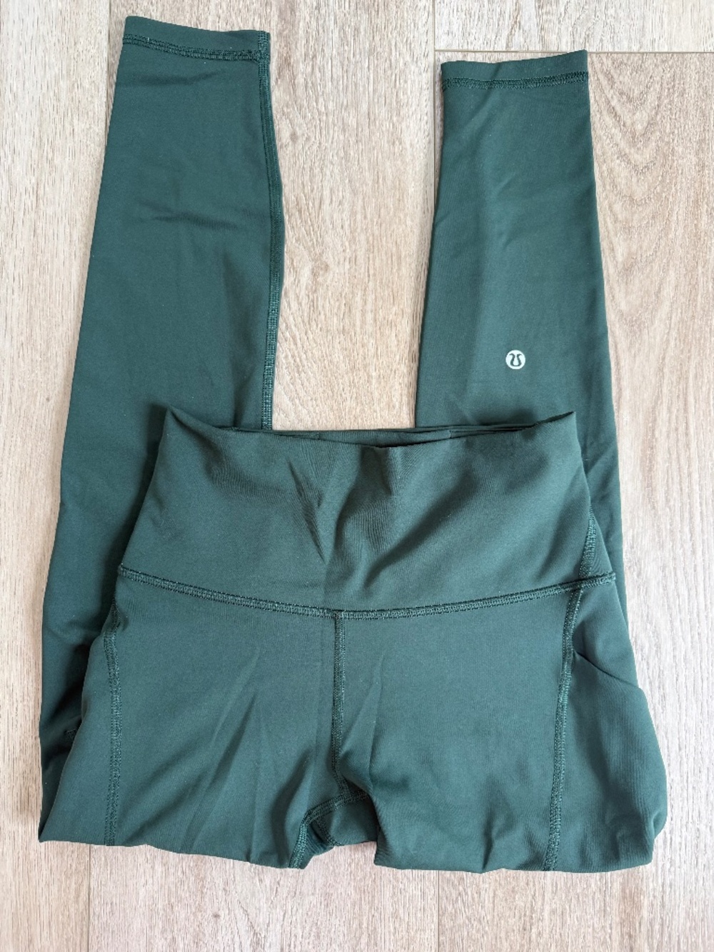 Lululemon Wunder Train High-Rise Tight Pockets 25” Legacy Green Size 6